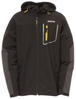 Caterpillar Capstone Kapucnis Soft Shell Kabát Fekete